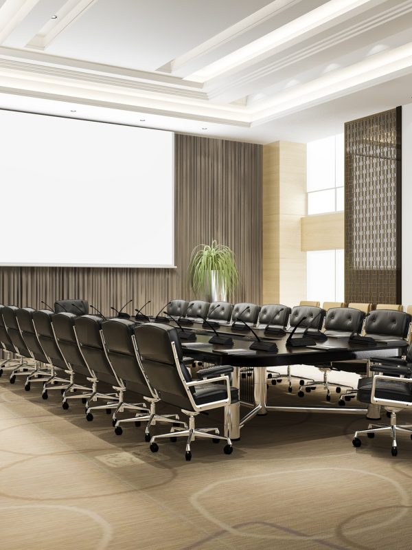 3d rendering seminar meeting room